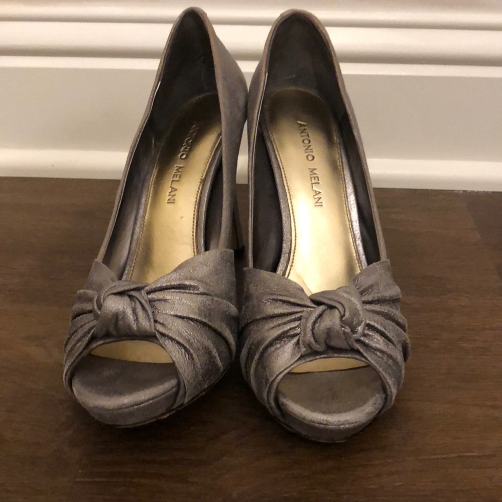 Silver shoes